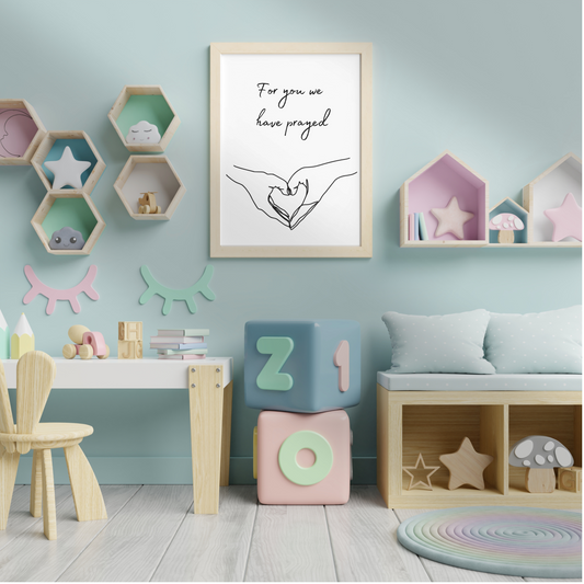 For you we have prayed blau