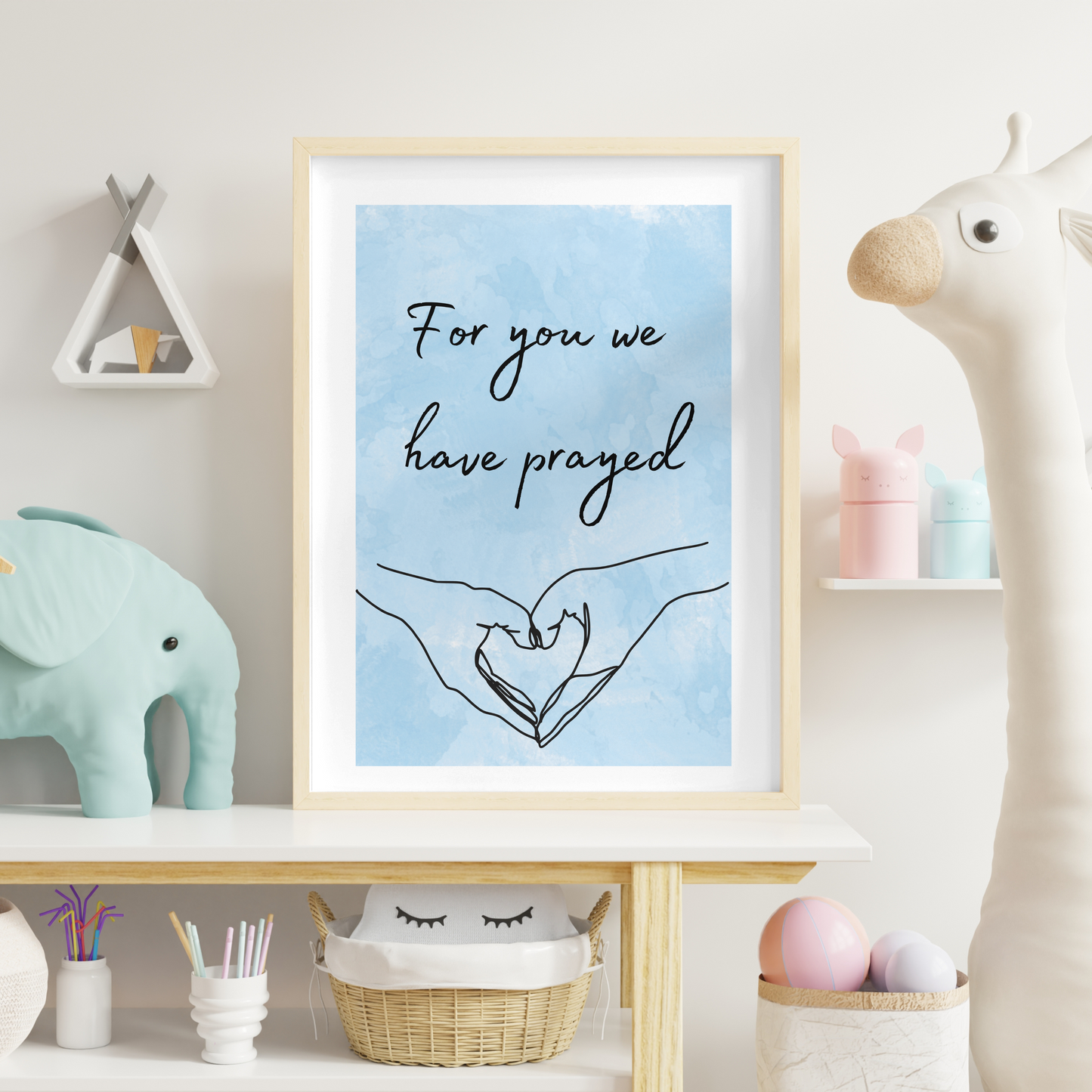 For you we have prayed blau