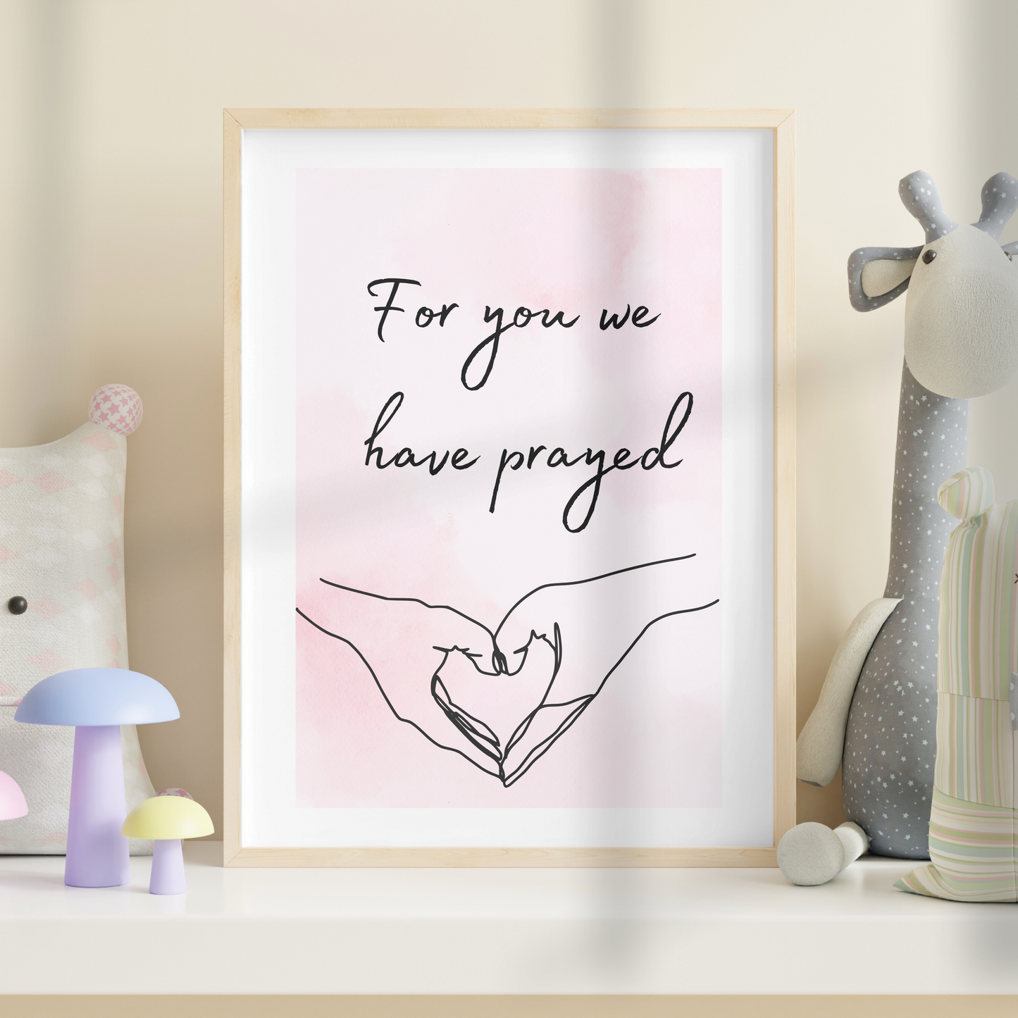 For you we have prayed blau