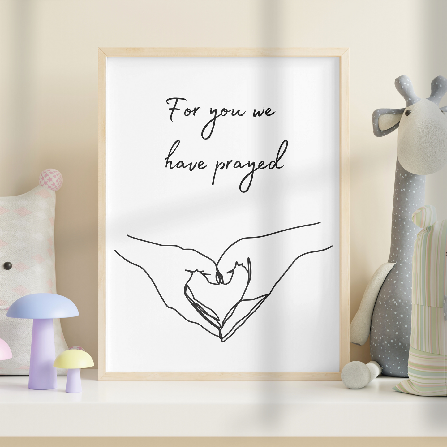 For you we have prayed blau