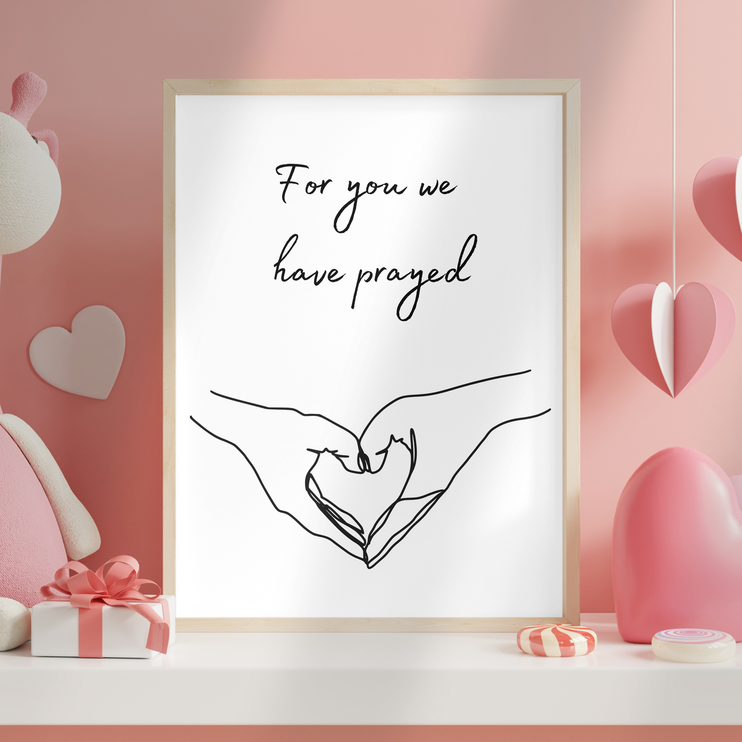 For you we have prayed blau